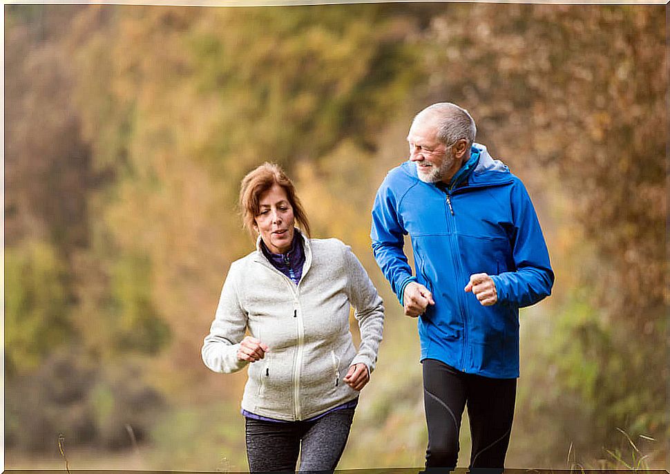 Running couple