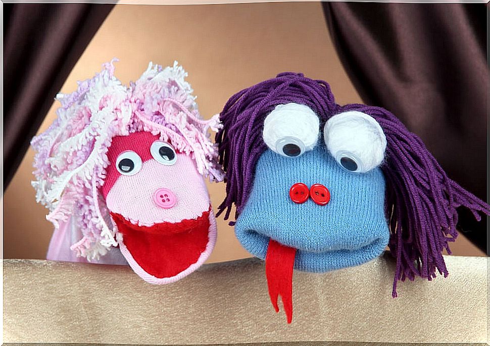 Puppets with stockings