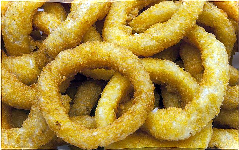 Onion rings recipe.