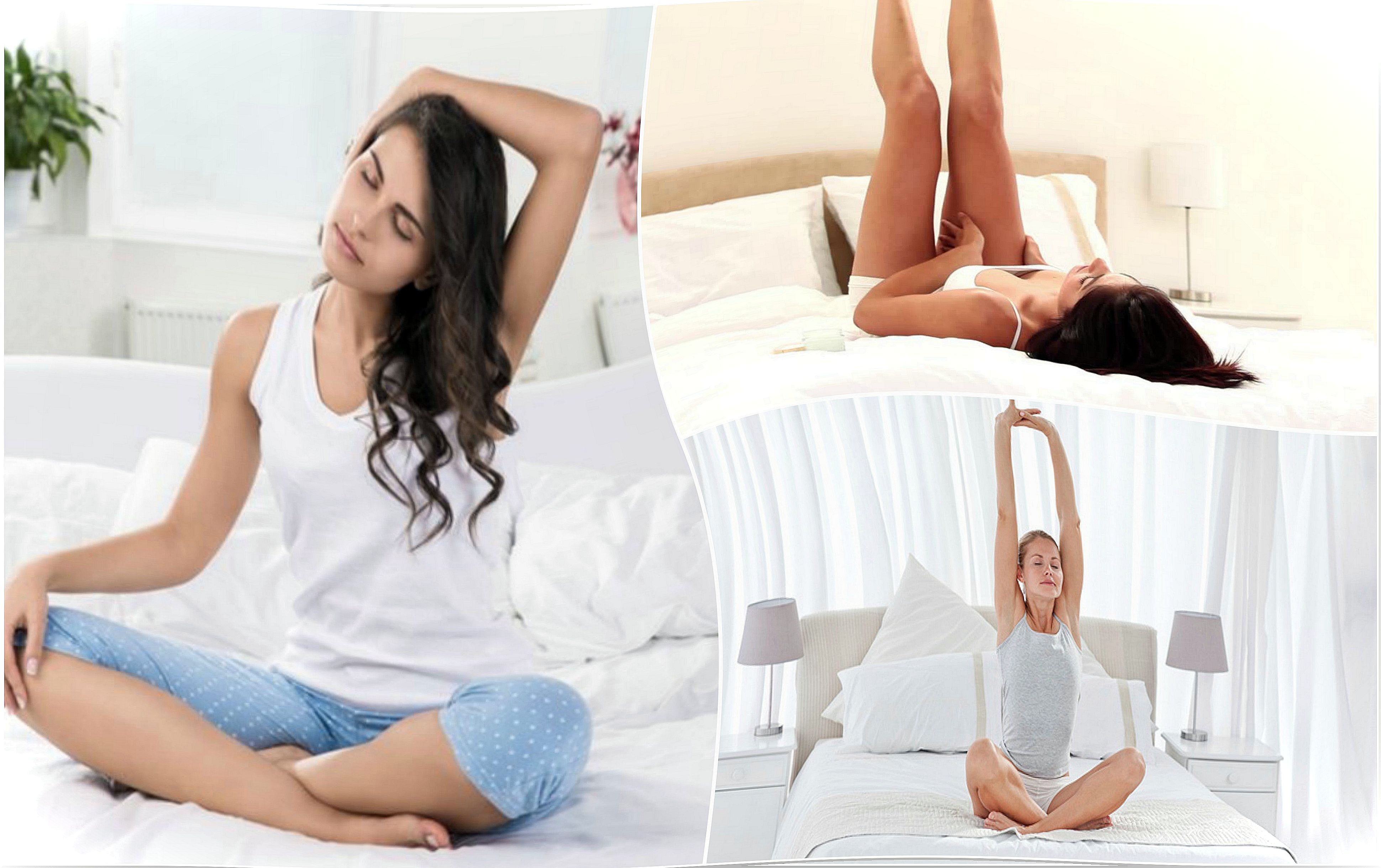 Do you want to start your day with energy?  Discover 5 exercises you can do in your bed