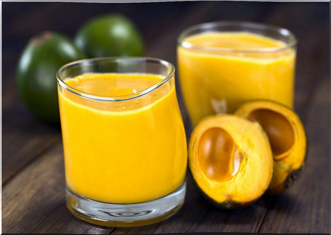 Lucuma juice.