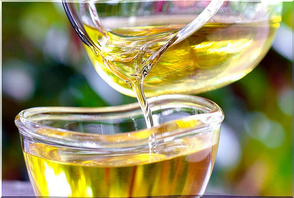 Olive oil to heal cracked heels.