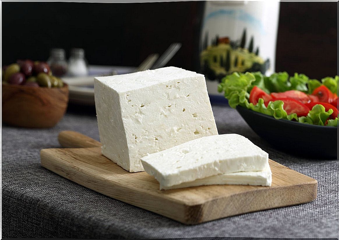 Feta cheese in pregnancy.