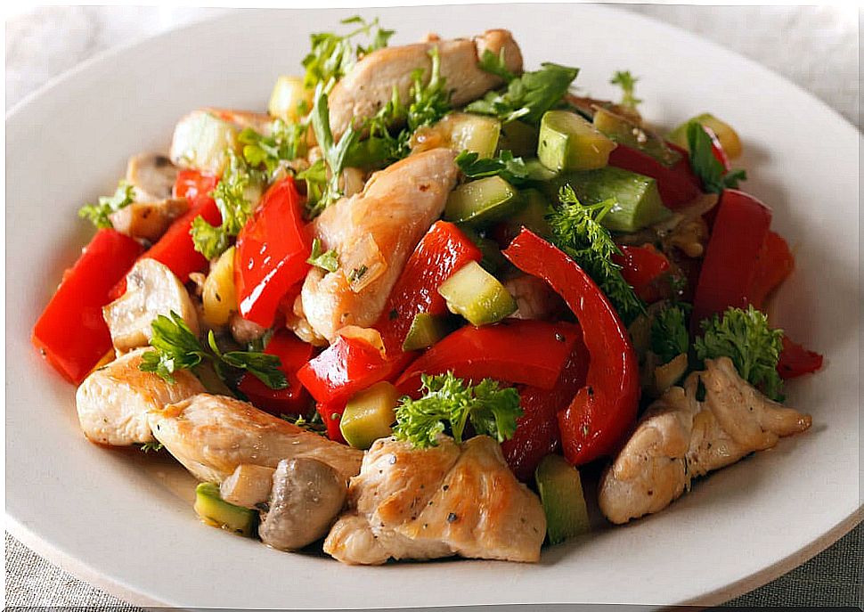 Express Chicken and Vegetable Stir Fry