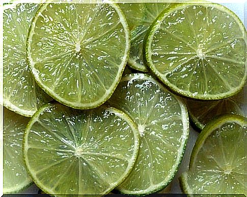 Lime slices