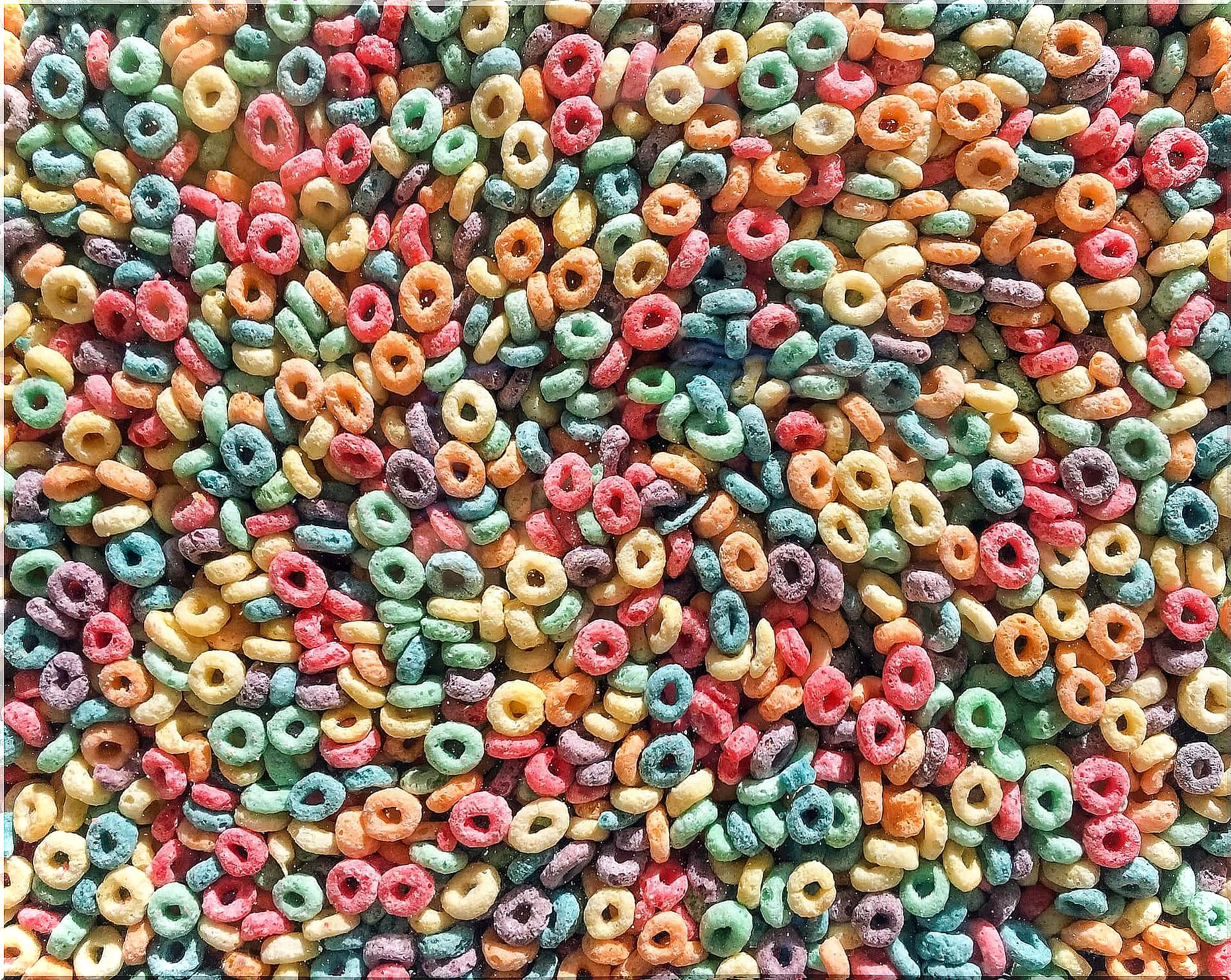 Sugary cereals